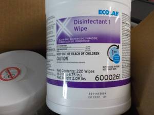 12 - 220 Ct Disinfectant Wipes...