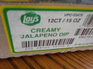 12 ct - 15 oz Jars Jalapeno Dip pa...