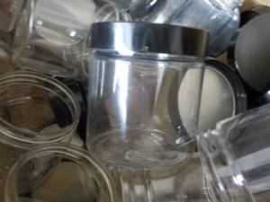 25 Plastic Empty Containers with Li...