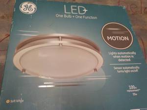 GE LED Motion Light Fixture...