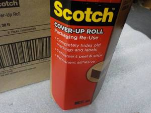 12 Rolls Scotch Cover Up...