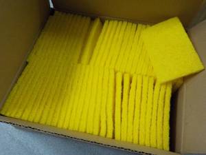 60 - 3 x 5 Scrubbing Pads...