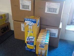 4 - 32 ct Boxes Lysol Smart Cleaner...