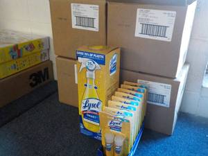4 - 32 ct Boxes Lysol Smart Cleaner...