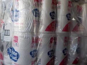 48 Rolls White Cloud 3 Ply Toilet P...