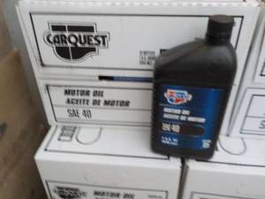 12 qt Bottles Carquest Motor Oil SA...