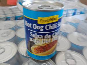 Case of 24 Cans Hot Dog Chili Sauce...