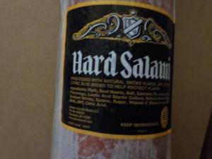 Tube of Frozen Hard 15 Long Salami...