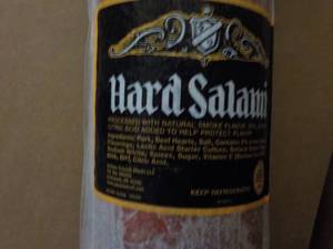 Tube of Frozen Hard 15 Long Salami...