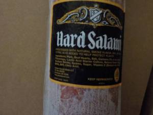 Tube of Frozen Hard 15 Long Salami...
