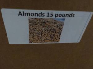 15 lb. Box Almonds ...