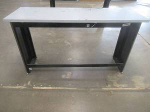 lot 30 image: Husky 72 x 24 x 39 Tall Workbench with Stainless Steel Top - Used in Warehouse. - SOLD AS IS