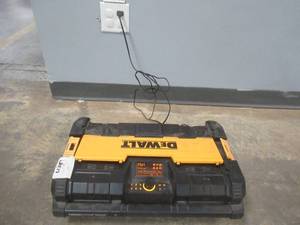 lot 69 image: DEWALT ToughSystem Bluetooth Music  Charger, Tool Only, DWST08810 - WORKS GREAT, USED IN WAREHOUSE, SOLD AS IS