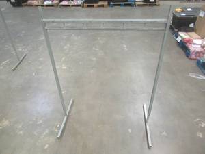 lot 60 image: Clothes Rack, 40 x 24 x 52 Tall. - Used in Warehouse, SOLD AS IS