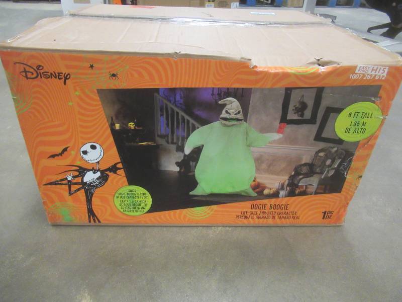 Gemmy 6ft. Life Sized Animated Oogie Boogie Animatronic