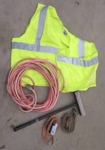 EXTENSION CORD AND MISC LOT