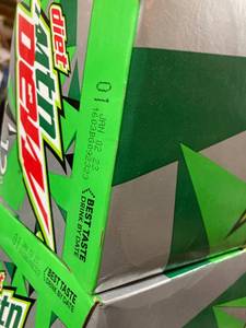 Diet Mtn Dew and Diet Dr. Pepper