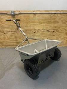 lot 3 image: CHAPIN 200 lbs. Stainless Steel Professional Rock Salt Drop Spreader