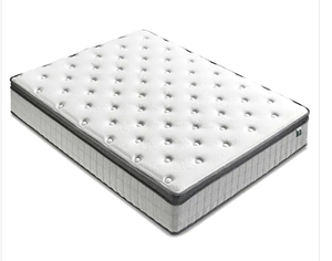 lot 8 image: ZINUS 12 in. Medium Euro Top Queen Comfort Support Cooling Gel Hybrid Mattress