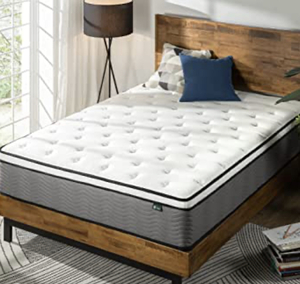 lot 15 image: ZINUS 12 Inch Support Plus Pocket Spring Hybrid Mattress  Extra Firm Feel  Heavier Coils for Durable Support  Pocket Innersprings for Motion Isolation- King