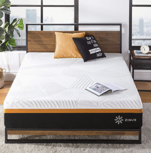 lot 16 image: ZINUS 12 Inch Cooling Copper ADAPTIVE Pocket Spring Hybrid Mattress  Moisture Wicking Cover  Cooling Foam  Pocket Innersprings for Motion Isolation- King