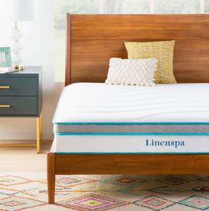 lot 19 image: LINENSPA 10 Inch Memory Foam and Innerspring Hybrid Mattress  King Mattress