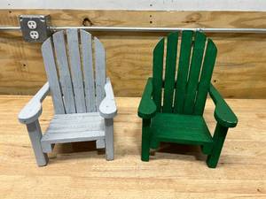 lot 84 image: Lot of 2- Miniature Decorative Chairs