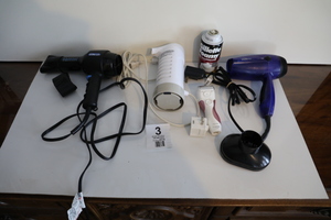 Blow Dryers, Razor, And More