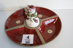 Snowman Dish