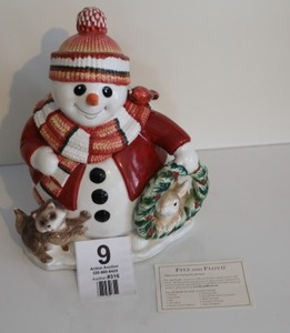 Fitz and Floyd Snowman