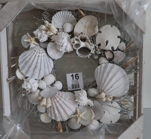 Wreath Made Out Of Sea Shells