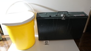 Coleman Duel Fuel Burning Stove, Bucket