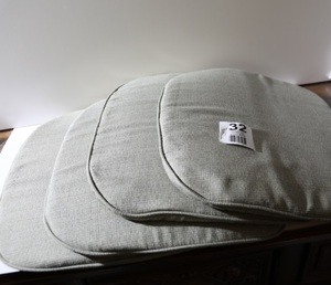 Lot Of 4 Chair Cushions