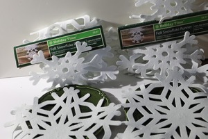 Holiday DeCor Felt Snowflakes