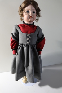 Hand Crafted Doll Full Porcelain 21