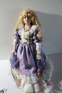 1986 Hand CraftedPainted Porcelain Doll