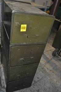 Metal Filing Cabinet - 4 Drawers