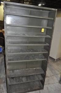 9 Metal Shelves with Back