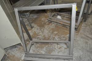 Metal Rack with Wheels
