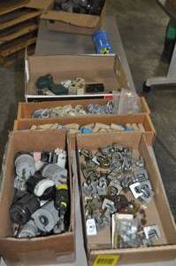 Boxes of Plugs, Gauges,&nbsp Brackets