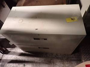 Two Drawer Metal Filing Cabinet