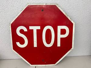 Decommissioned Road Sign