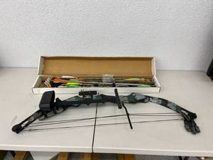 Graphite Bow & Arrows