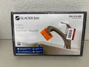 Glacier Bay Pull-Down Kitchen Faucet - Stainless Steel