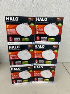 6 Halo 6 All-In-One Deep Baffle Downlights