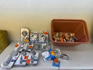Tote of Plumbing Supplies