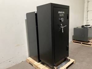 lot 42 image: Elite 30-Gun Fireproof Safe with Electronic Lock Gun Safe, Black