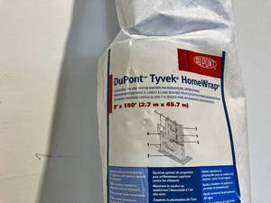 lot 91 image: TYVEK 9 ft. x 150 ft. HomeWrap Housewrap