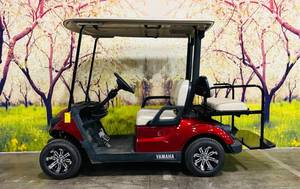 2018 YAMAHA DRIVE 2  STREET READY CANDY APPLE RED GOLF CART