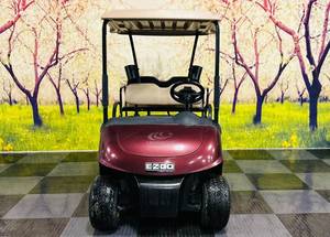 E-Z-GO BURGUNDY GAS GOLF CART